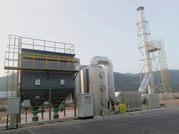 小鵬汽車(chē)鋰電池實(shí)驗室廢氣治理工程圖片2